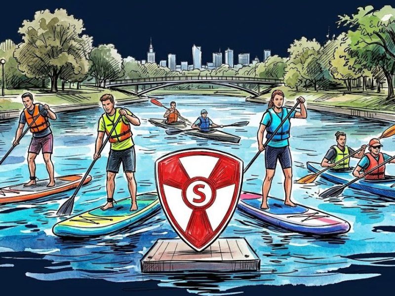 Aktywni na wodzie SUP i Kajak z KS Spójnia Warszawa 
