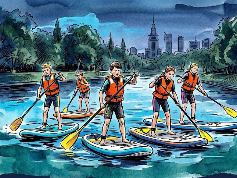 SUP Paddler Wytrzymały - PÓŁKOLONIE